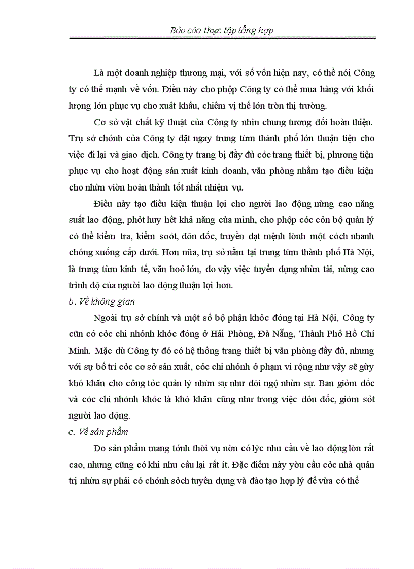 image for page Thực tập tổng hợp về CÔNG TY XUẤT NHẬP KHẨU TỔNG HỢP I