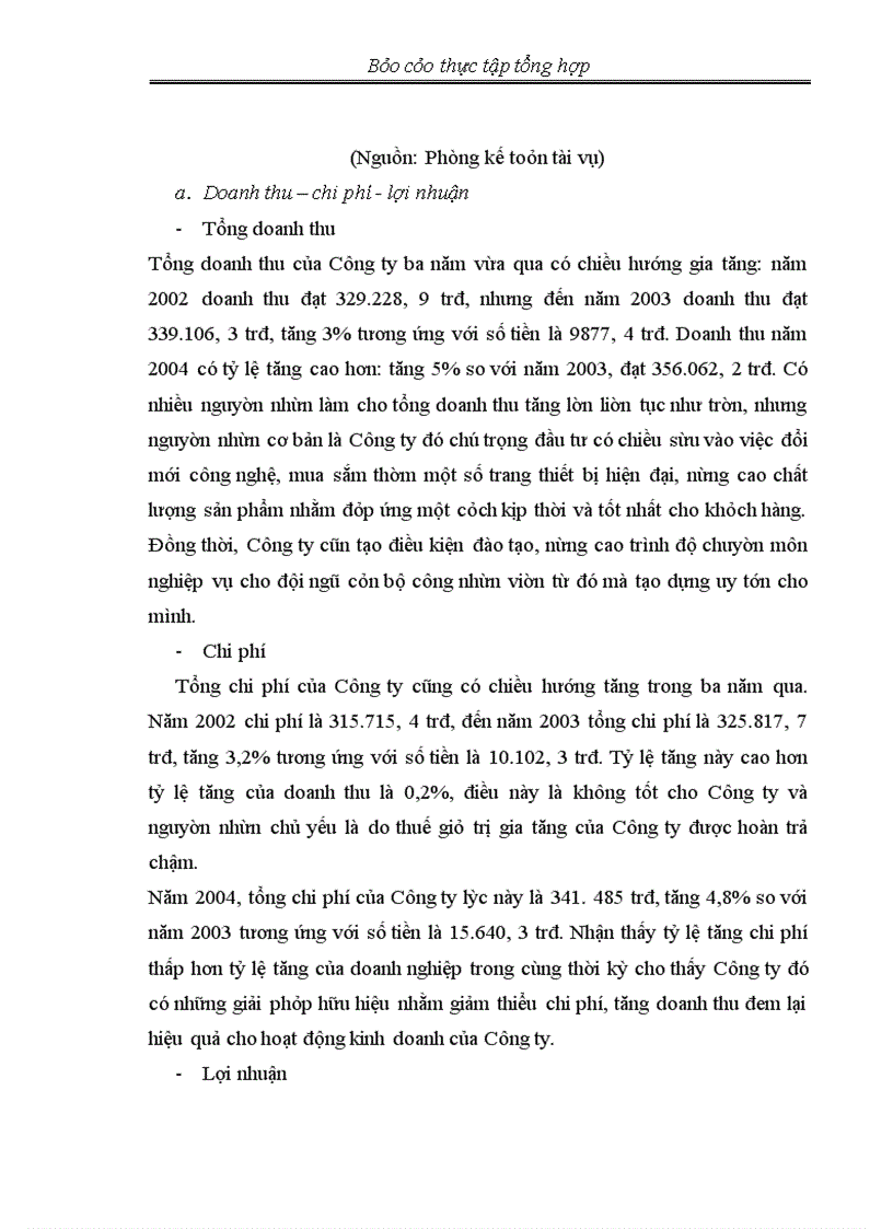 image for page Thực tập tổng hợp về CÔNG TY XUẤT NHẬP KHẨU TỔNG HỢP I