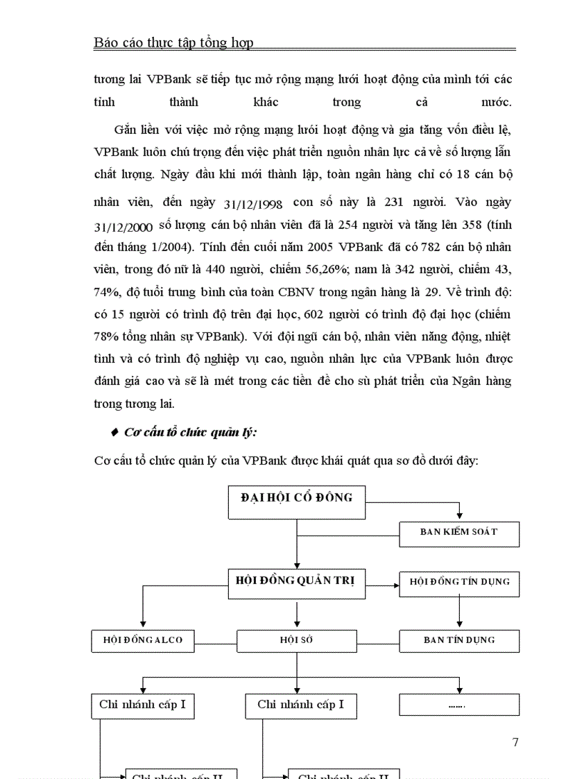 image for page Thực tập tổng hợp về VPBank