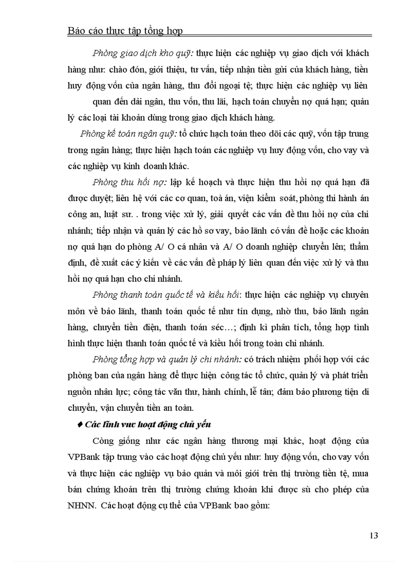 image for page Thực tập tổng hợp về VPBank