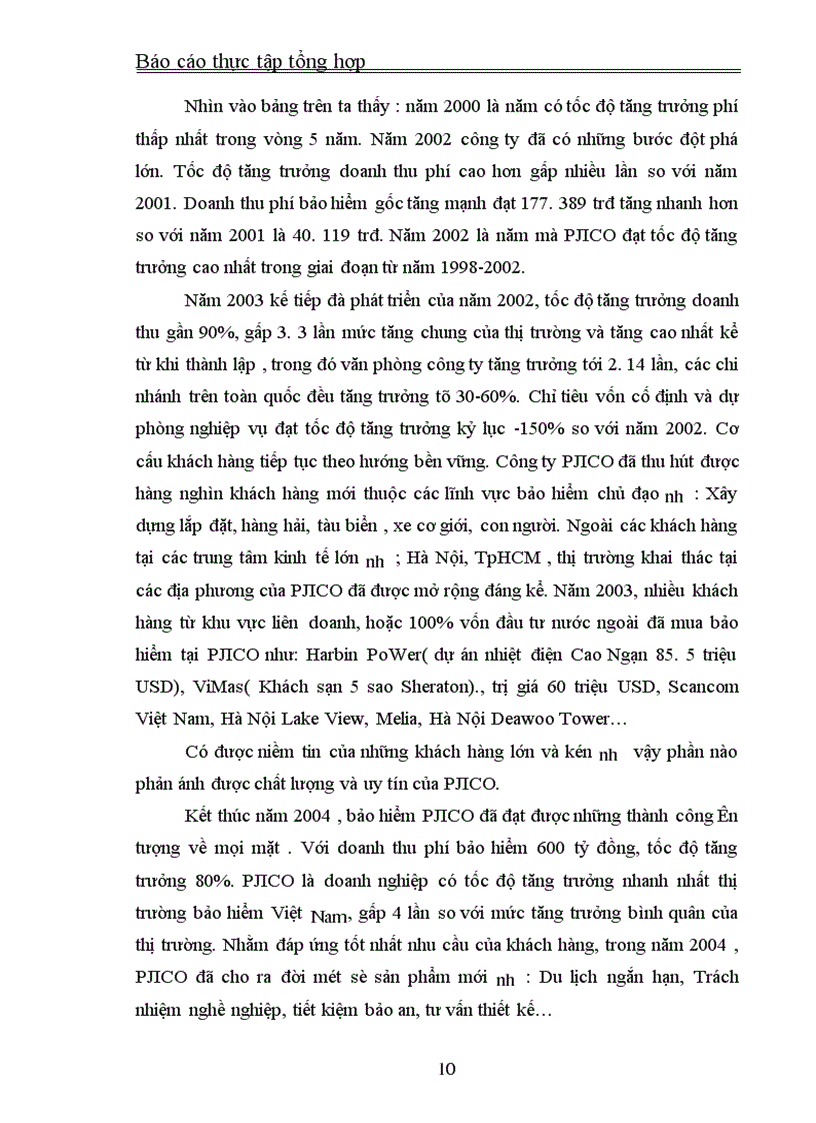 image for page Thực tập tổng hợp về công ty bảo hiểm petrolimex( pjico)