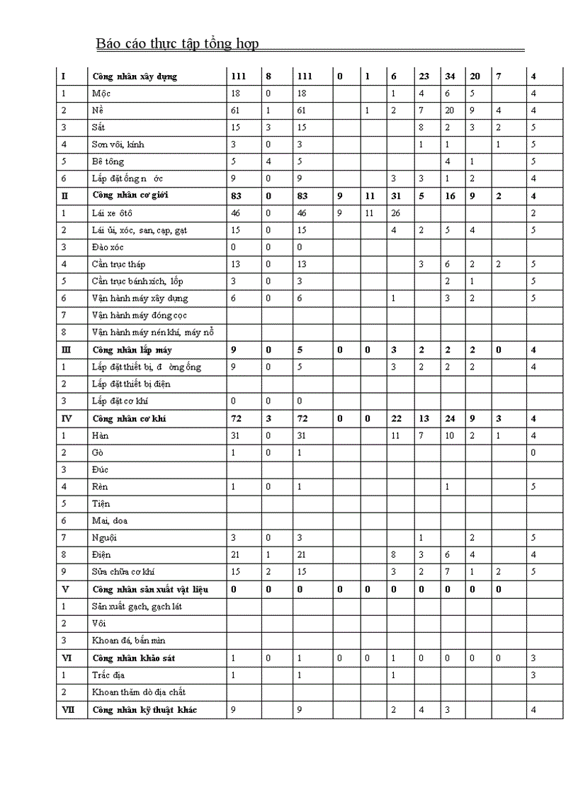 image for page Thực tập tổng hợp về công ty xây dựng số 4