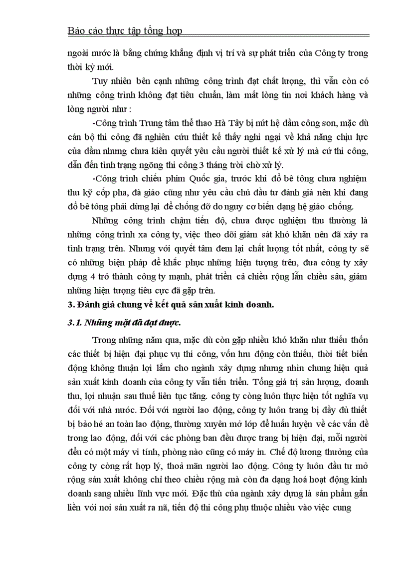 image for page Thực tập tổng hợp về công ty xây dựng số 4