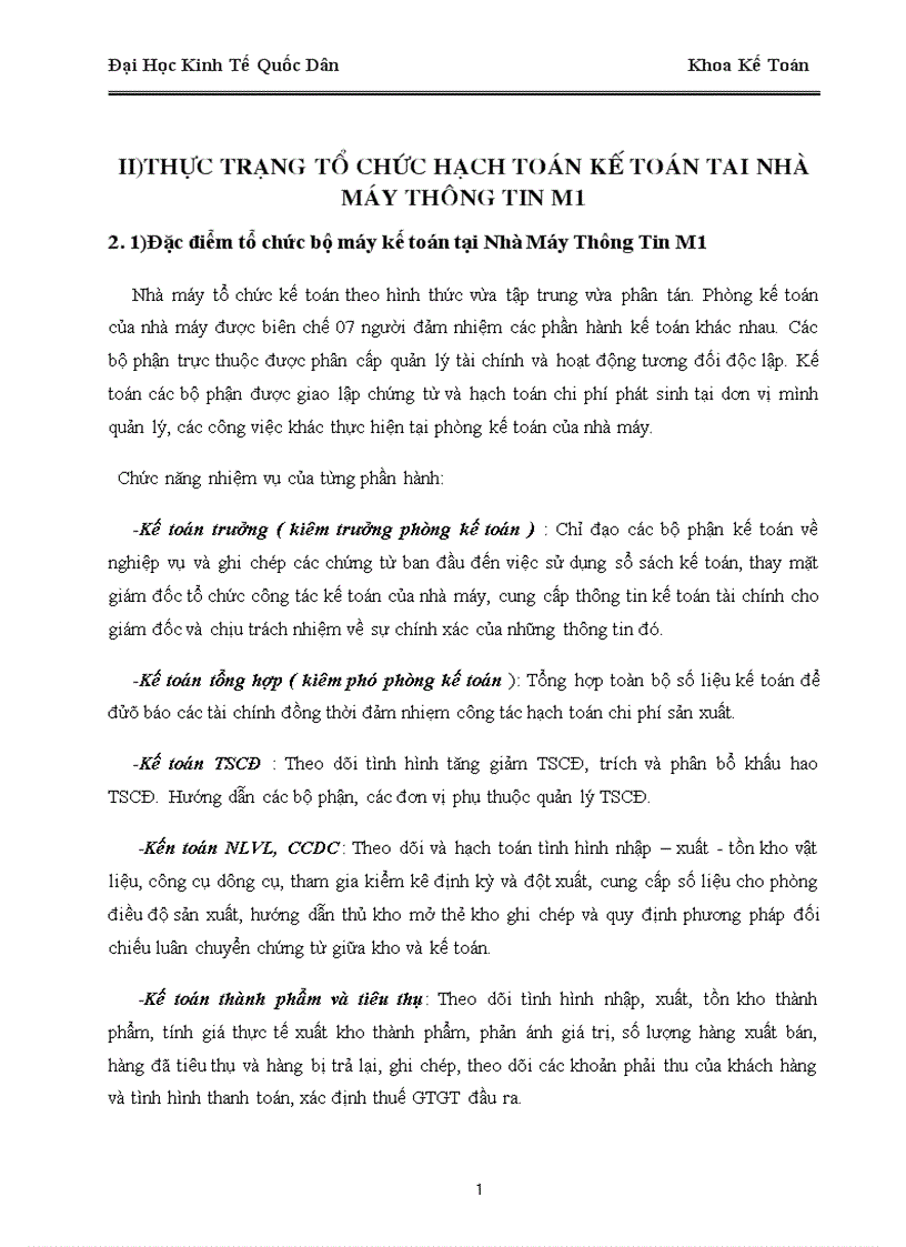 image for page Báo cáo về về Nhà Máy Thông Tin M1