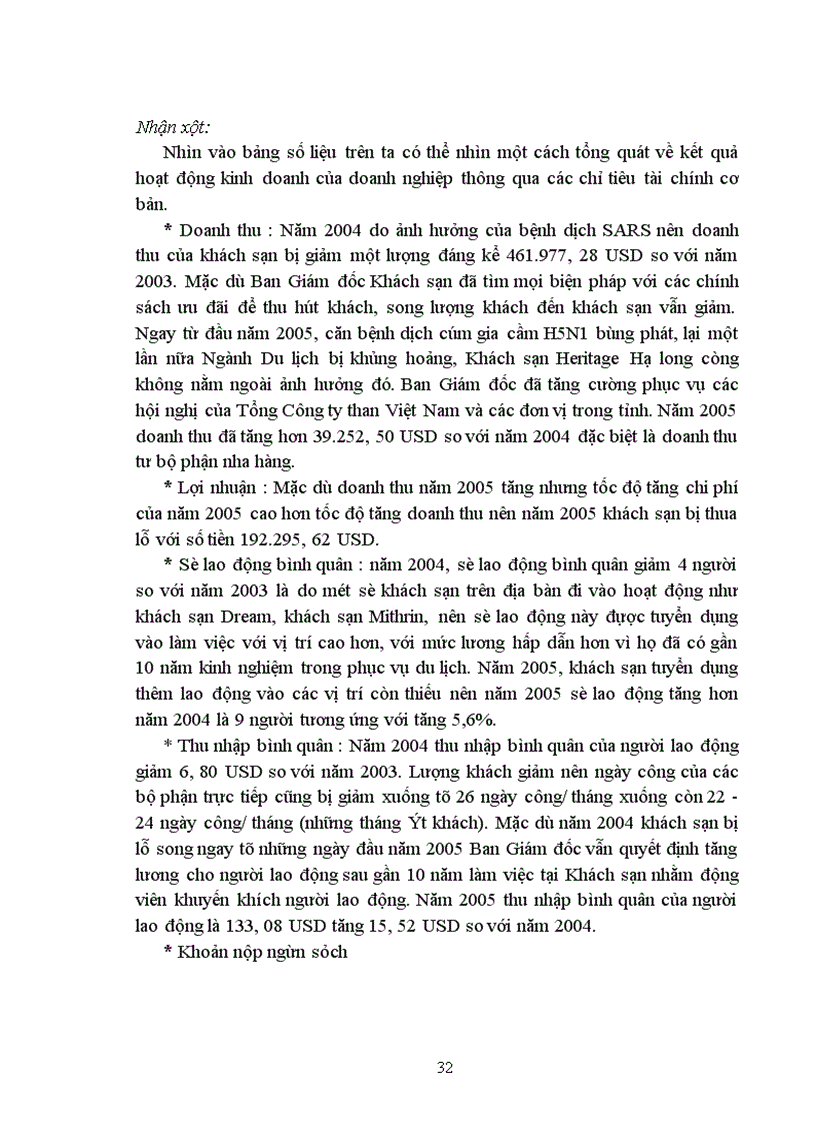 image for page Báo cáo về khách sạn Heritage Hạ Long