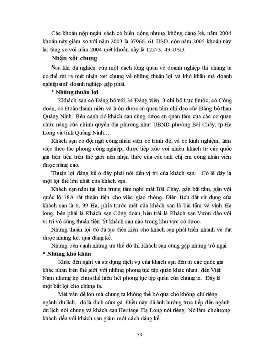 image for page Báo cáo về khách sạn Heritage Hạ Long