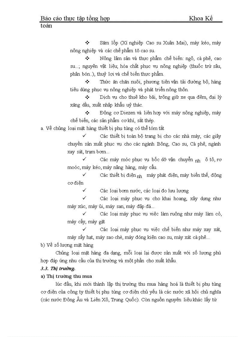 image for page Thực tập tổng hợp Khoa Kế toán về Công ty cổ phần thiết bị phụ tùng cơ điện