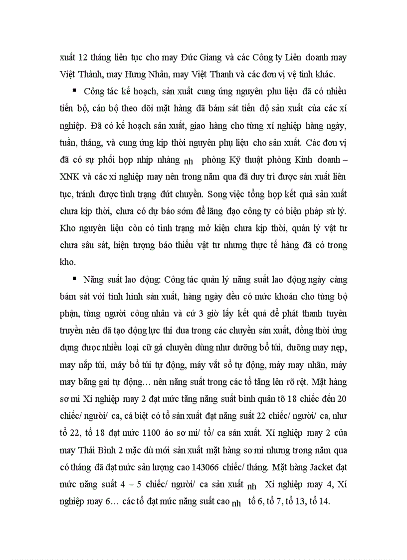 image for page Báo cáo về Công ty cổ phần may Đức Giang