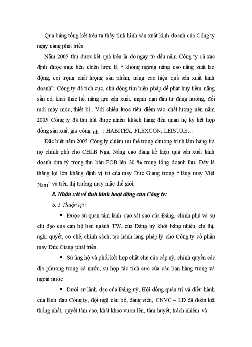 image for page Báo cáo về Công ty cổ phần may Đức Giang