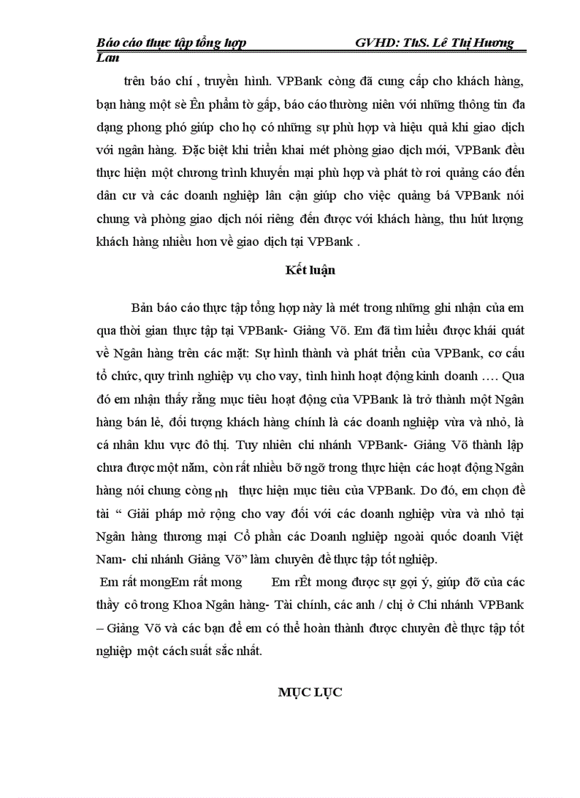 image for page Giải pháp mở rộng cho vay đối với các doanh nghiệp vừa và nhỏ tại Ngân hàng thương mại Cổ phần các Doanh nghiệp ngoài quốc doanh Việt Nam- chi nhánh Giảng Võ
