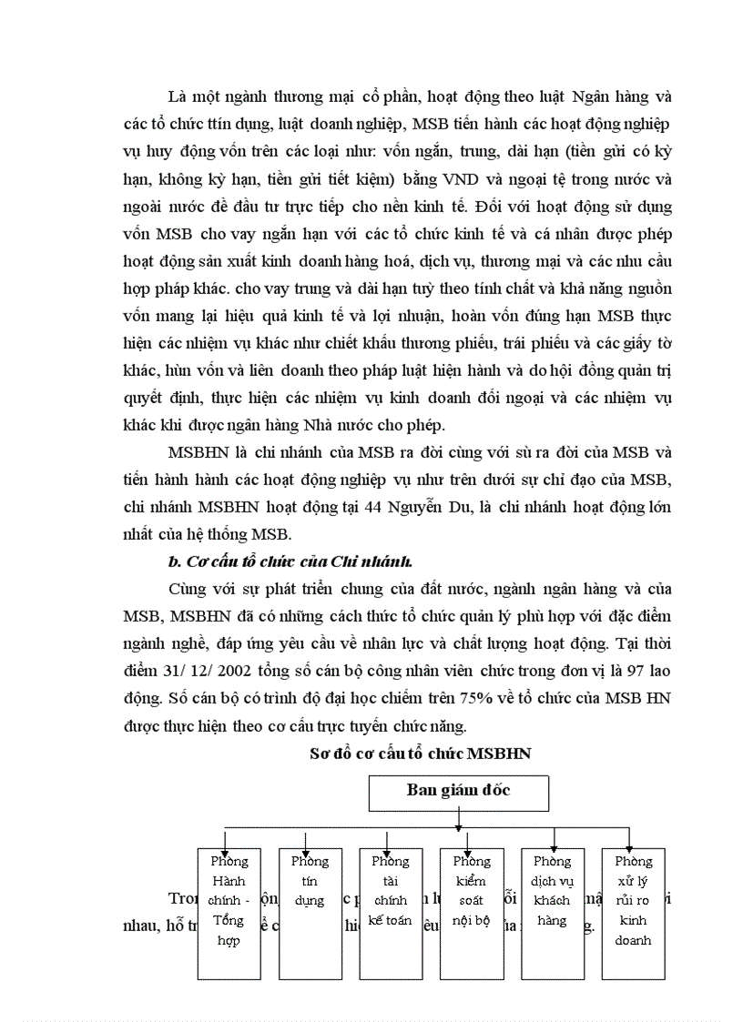 image for page Báo cáo thực tập về chi nhánh Ngân hàng thương mại cổ phần hàng hải Hà Nội.