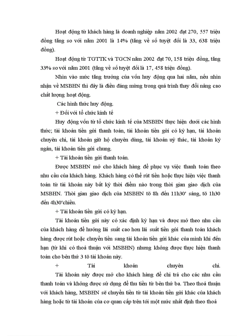 image for page Báo cáo thực tập về chi nhánh Ngân hàng thương mại cổ phần hàng hải Hà Nội.