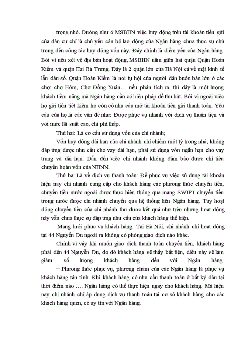 image for page Báo cáo thực tập về chi nhánh Ngân hàng thương mại cổ phần hàng hải Hà Nội.