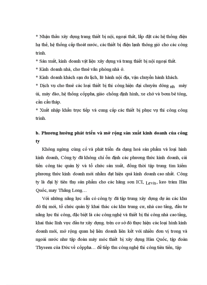 image for page Báo cáo về công ty đầu tư xây dựng số 2 Hà Nội