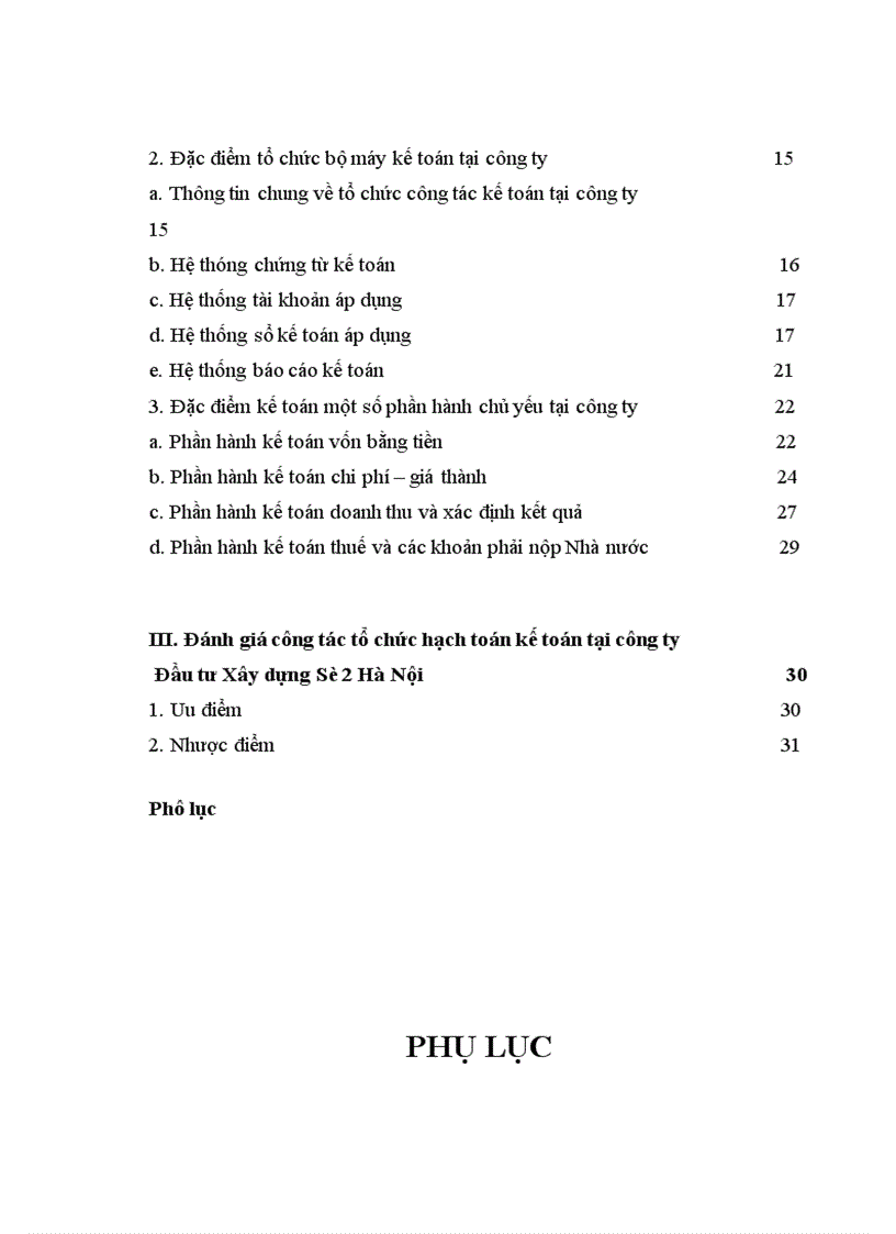 image for page Báo cáo về công ty đầu tư xây dựng số 2 Hà Nội
