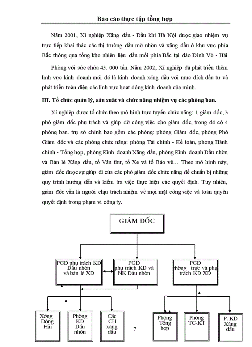 image for page Thực tập tổng hợp về xí nghiệp xăng dầu – dầu khí Hà Nội