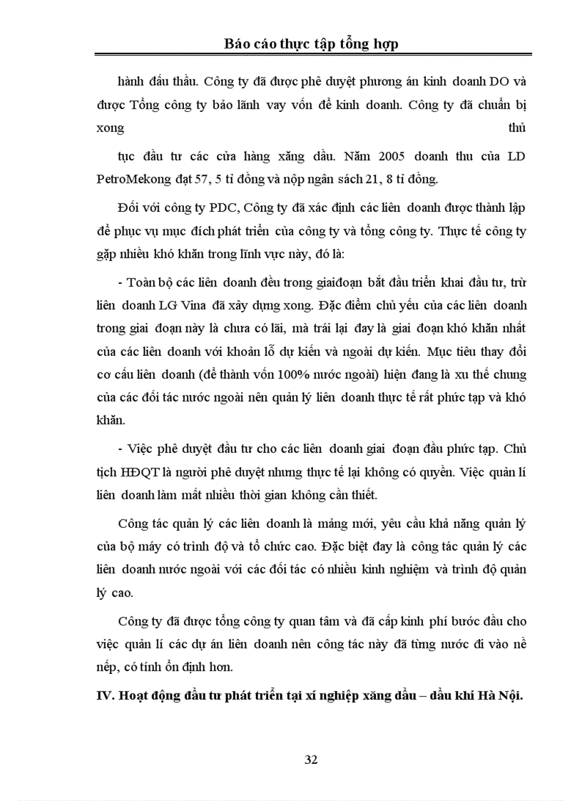 image for page Thực tập tổng hợp về xí nghiệp xăng dầu – dầu khí Hà Nội