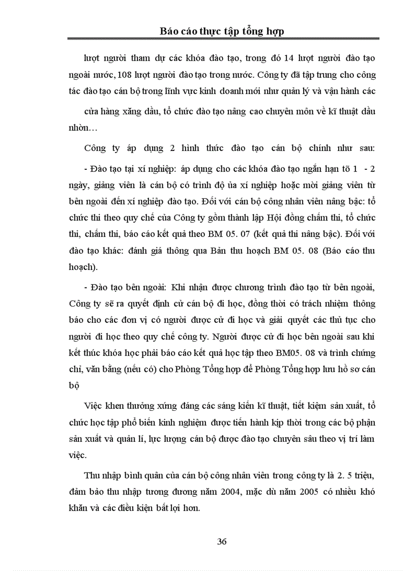 image for page Thực tập tổng hợp về xí nghiệp xăng dầu – dầu khí Hà Nội