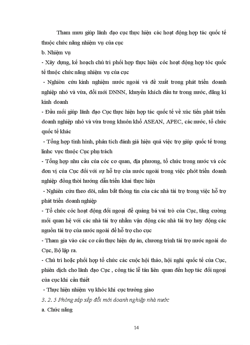 image for page Báo cáo về Bộ kế hoạch đầu tư và Cục phát triển doanh nghiệp vừa và nhỏ