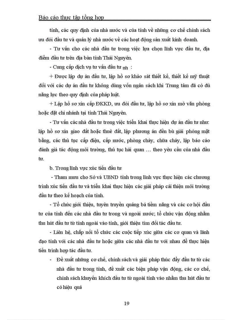image for page Báo cáo thực tập tổng hợp về chức năng, nhiệm vụ của sở Kế hoạch và Đầu tư