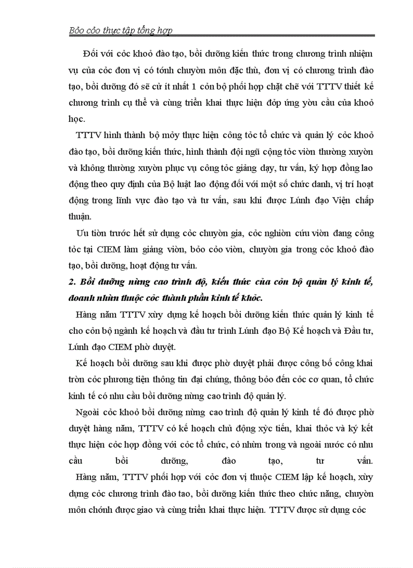 image for page Báo cáo thực tập tổng hợp tại Viện Nghiên cứu Quản lý kinh tế Trung ương