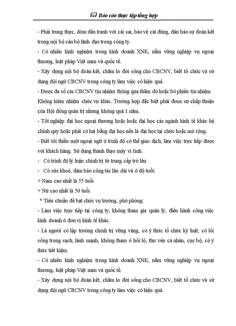 image for page Báo cáo thực tập tổng hợp về Công ty cổ phần xuất nhập khẩu và hợp tác đầu tư Vilexim