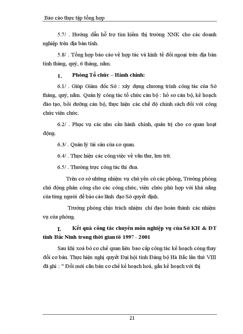 image for page Báo cáo thực tập tại Sở Kế hoạch và Đầu tư tỉnh Bắc Ninh