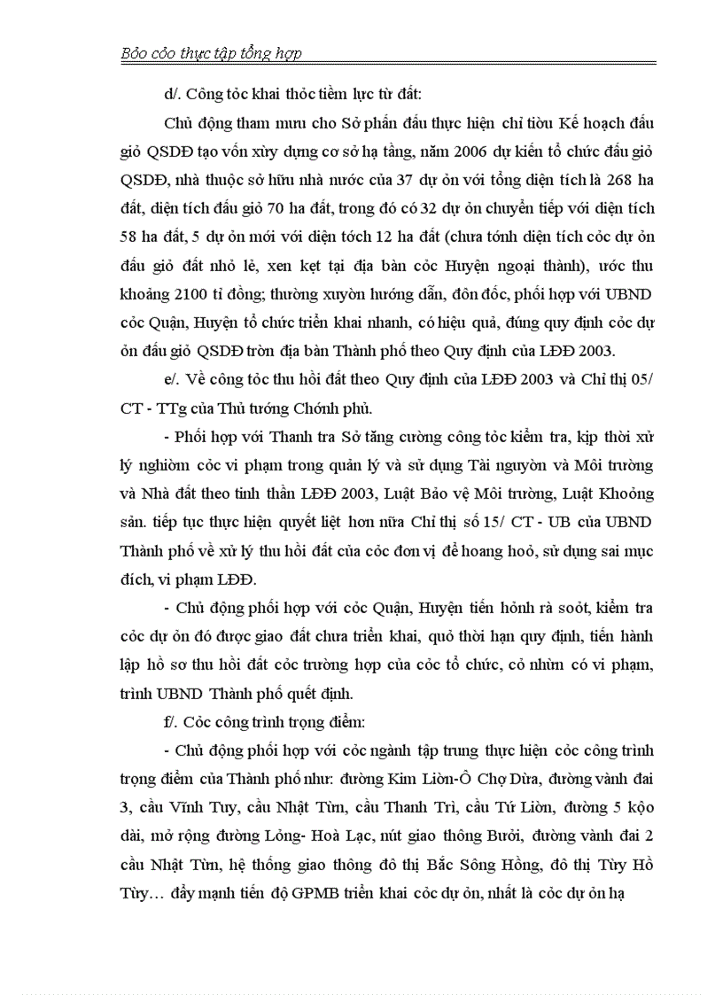 image for page Báo cáo thực tập tổng hợp tại Sở Tài nguyên Môi trường và Nhà đất Hà Nội