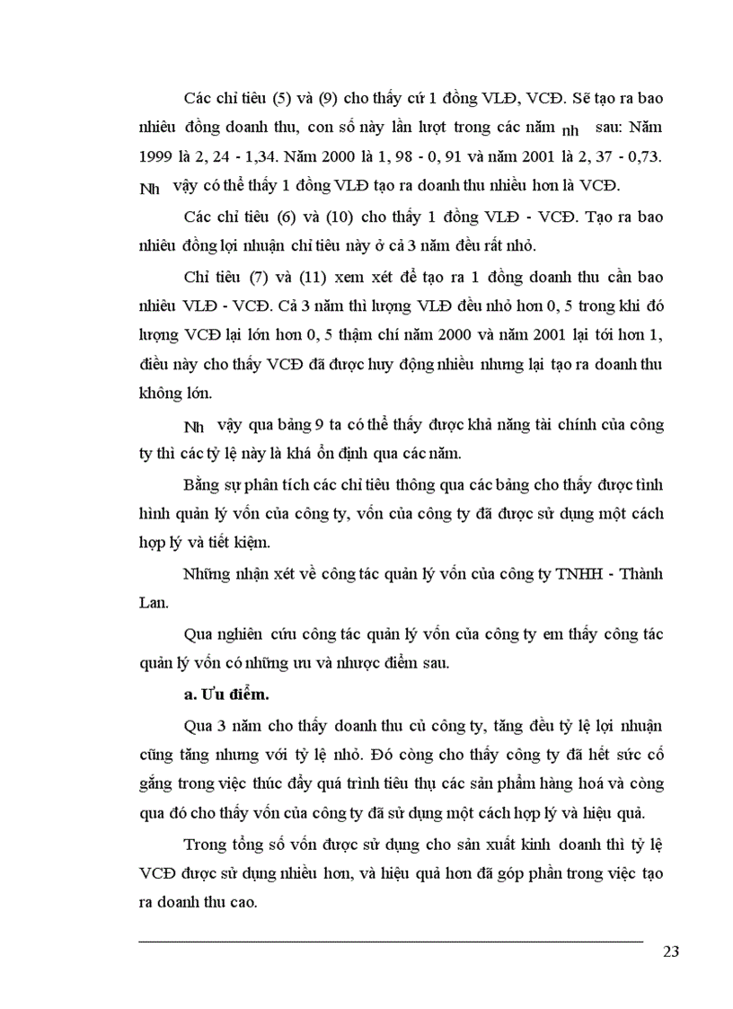 image for page Báo cáo thực tập về công ty TNHH - Thành Lan