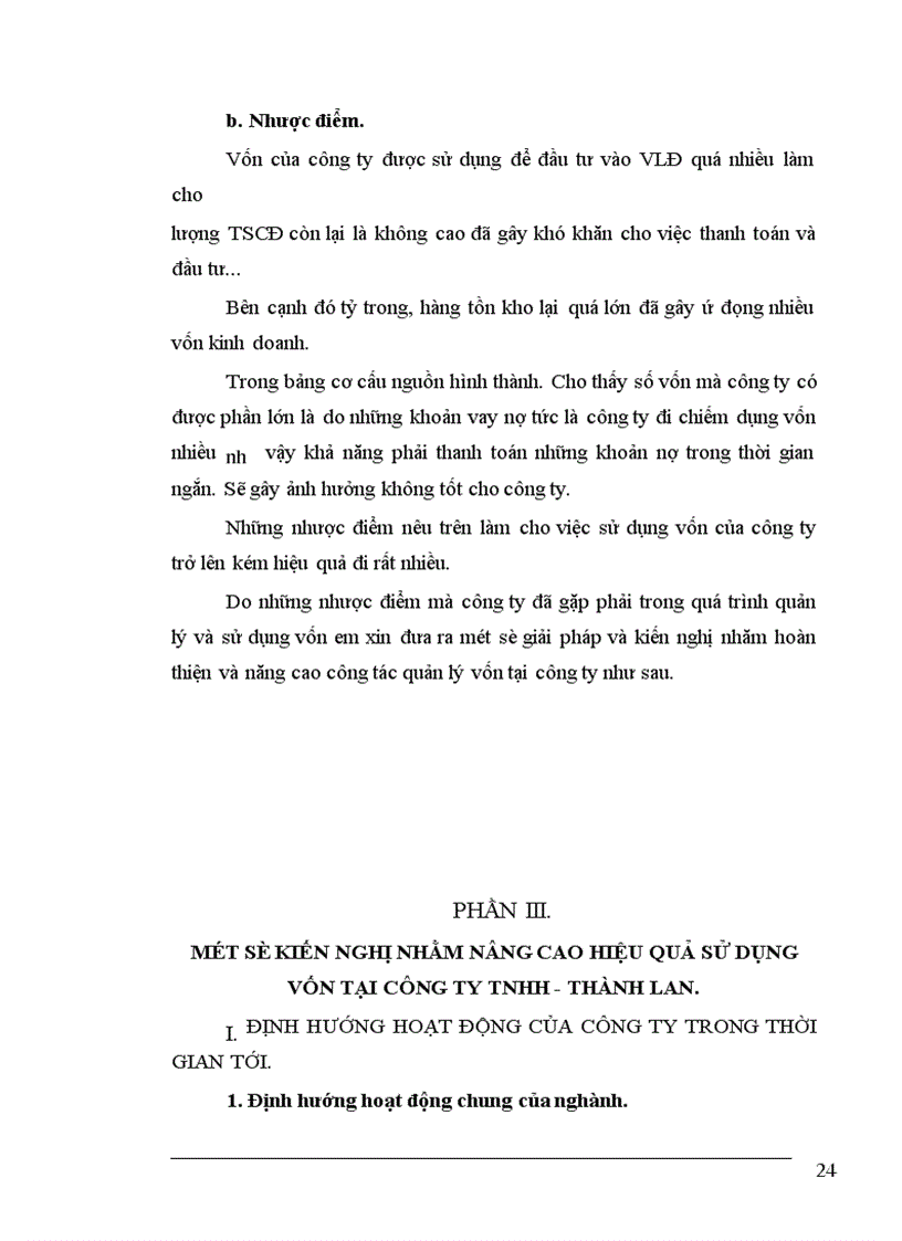 image for page Báo cáo thực tập về công ty TNHH - Thành Lan