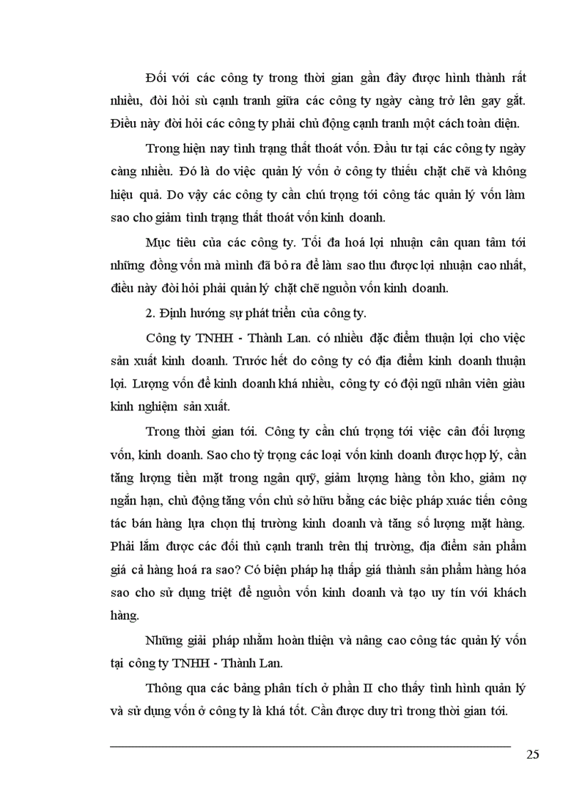 image for page Báo cáo thực tập về công ty TNHH - Thành Lan