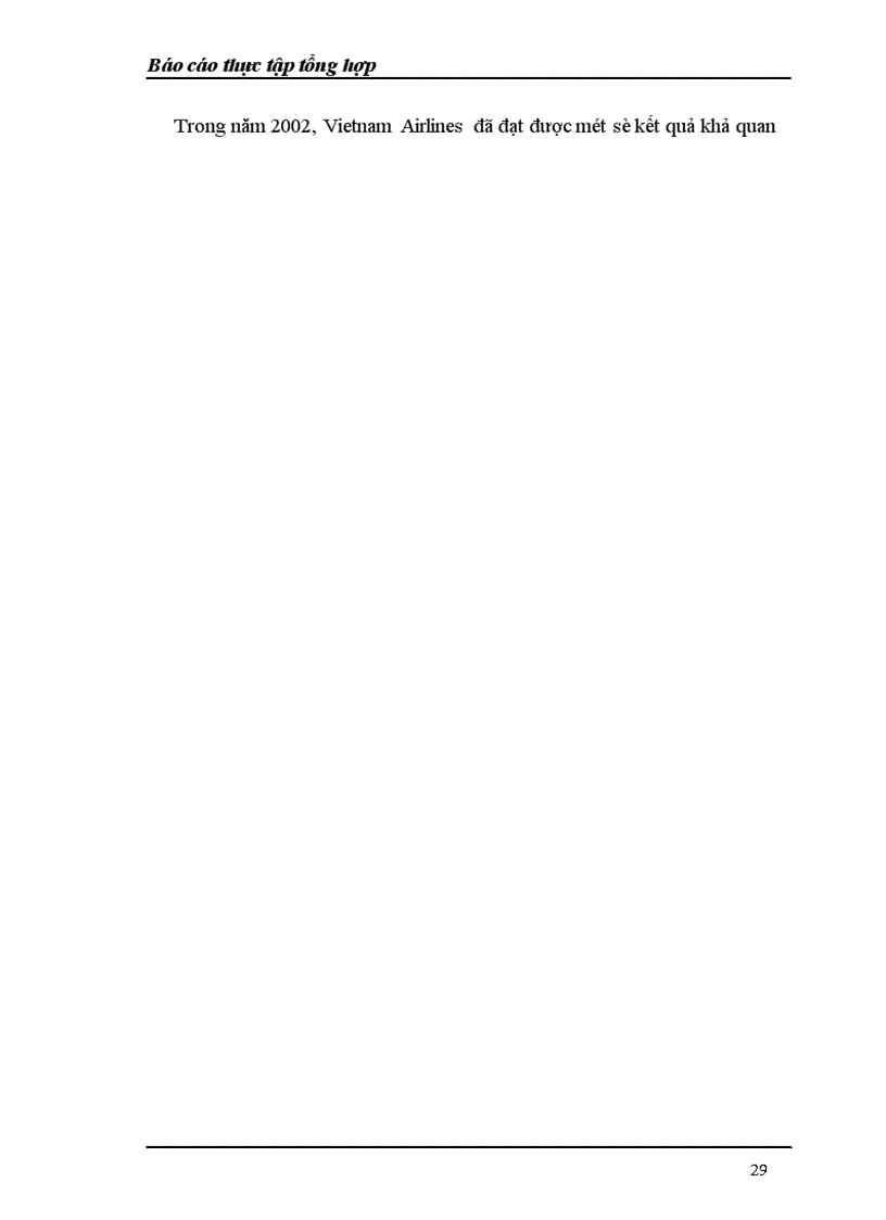 image for page Báo cáo thực tập tổng hợp về Tổng Công ty Hàng không Việt Nam