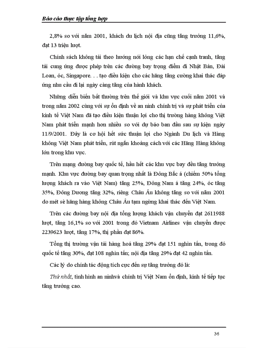image for page Báo cáo thực tập tổng hợp về Tổng Công ty Hàng không Việt Nam