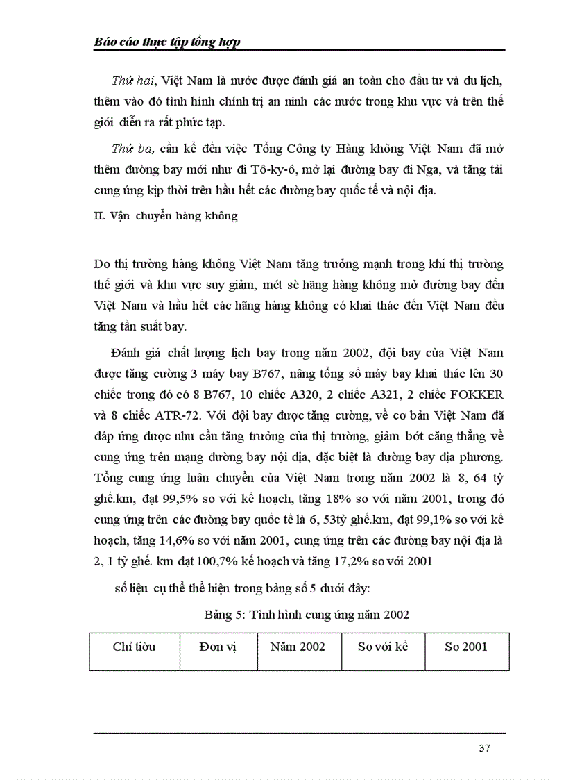 image for page Báo cáo thực tập tổng hợp về Tổng Công ty Hàng không Việt Nam