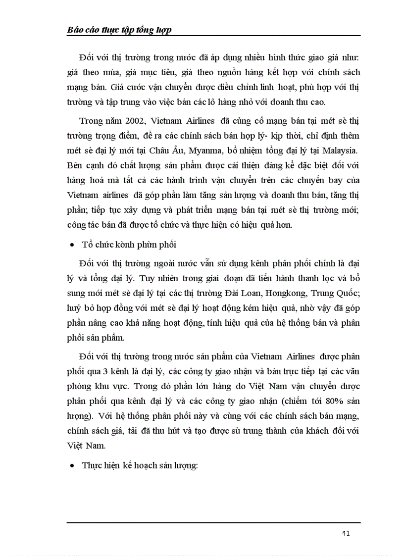 image for page Báo cáo thực tập tổng hợp về Tổng Công ty Hàng không Việt Nam
