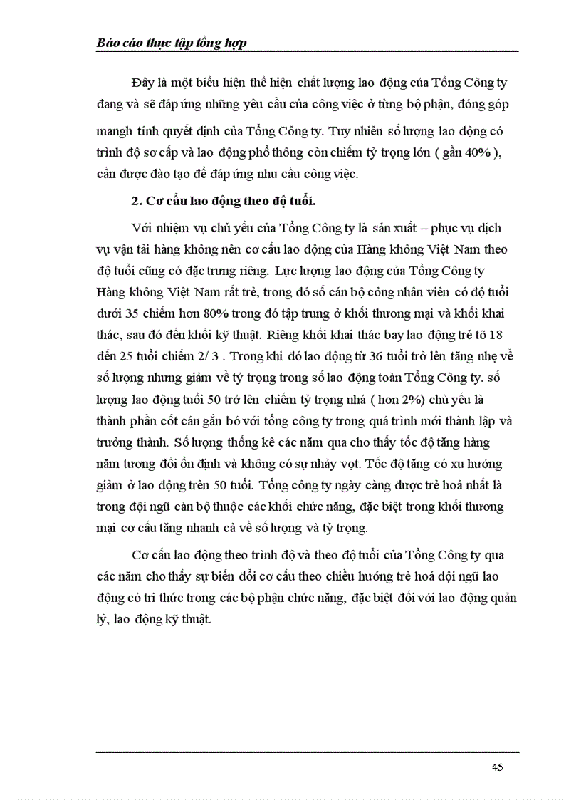 image for page Báo cáo thực tập tổng hợp về Tổng Công ty Hàng không Việt Nam