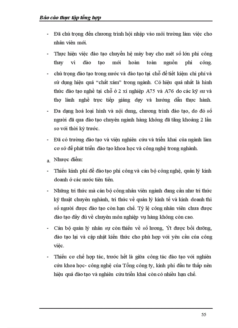 image for page Báo cáo thực tập tổng hợp về Tổng Công ty Hàng không Việt Nam