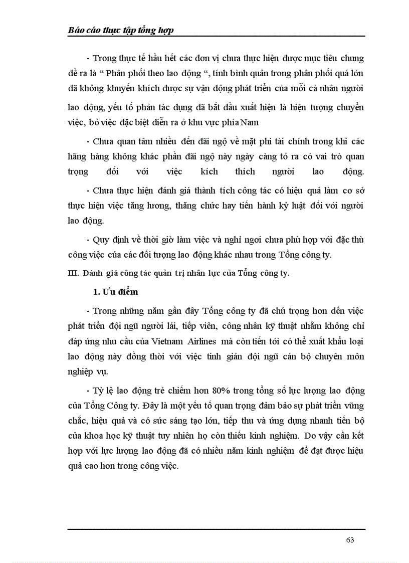 image for page Báo cáo thực tập tổng hợp về Tổng Công ty Hàng không Việt Nam