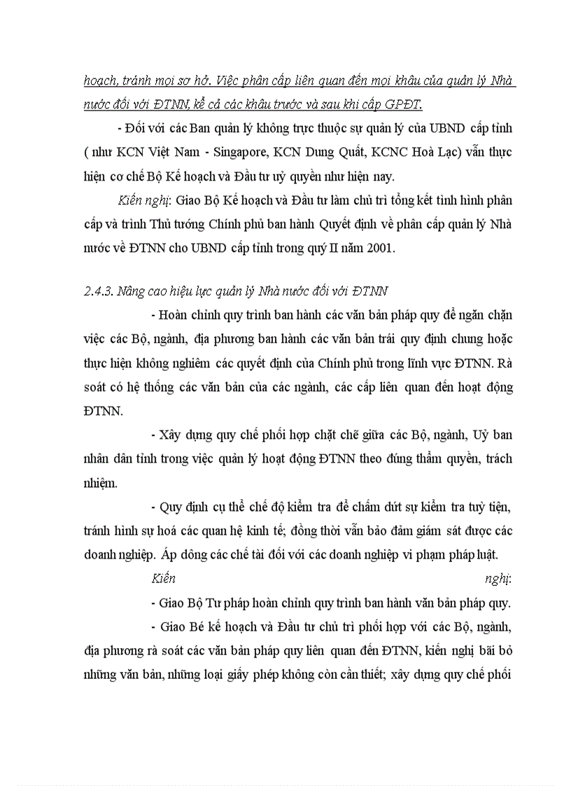 image for page Báo cáo tổng hợp về Bộ Kế hoạch- Đầu tư và Vụ ĐTNN