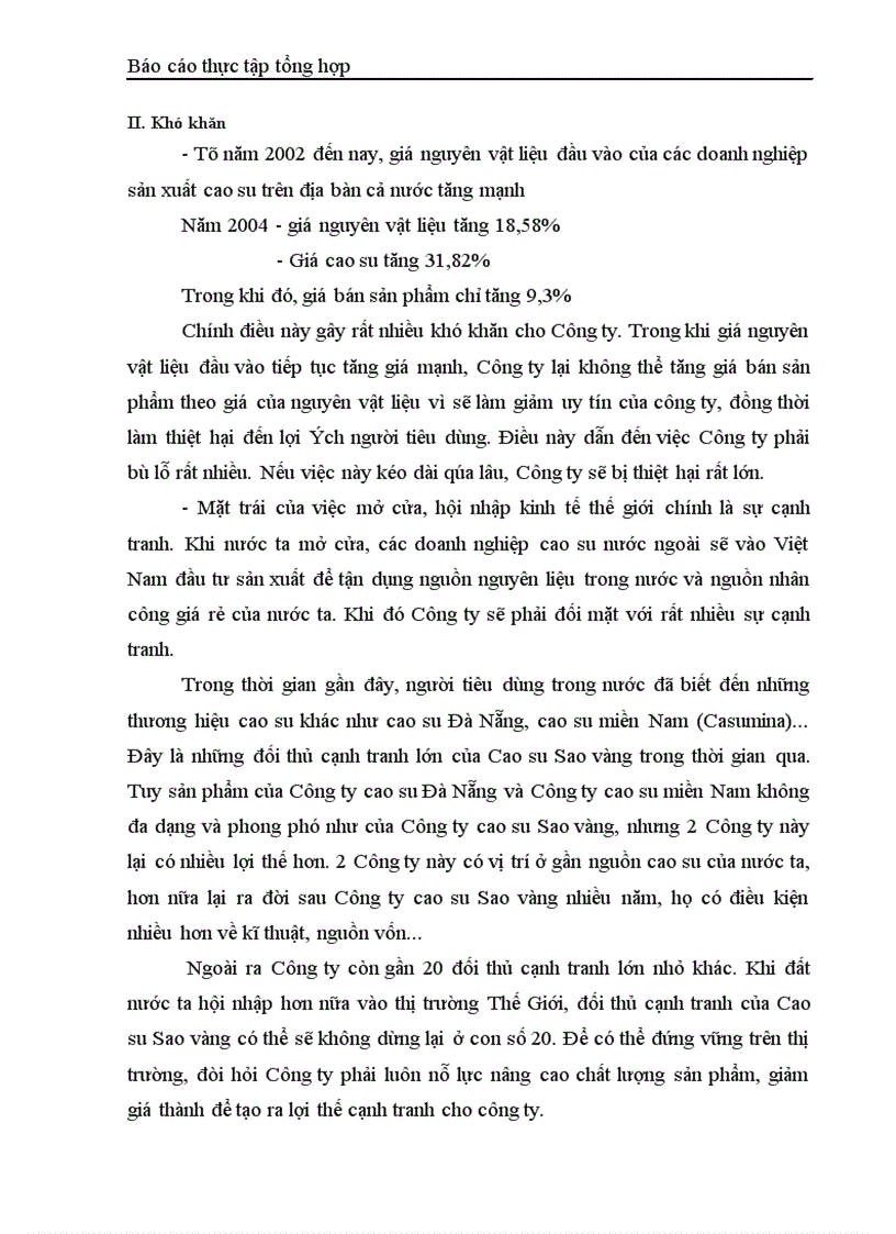 image for page Báo cáo thực tập tổng hợp về Công ty Cao su Sao vàng