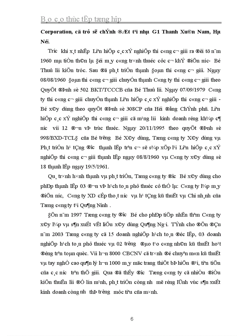 image for page Báo cáo thực tập tại Tổng công ty Xây dựng và Phát triển hạ tầng