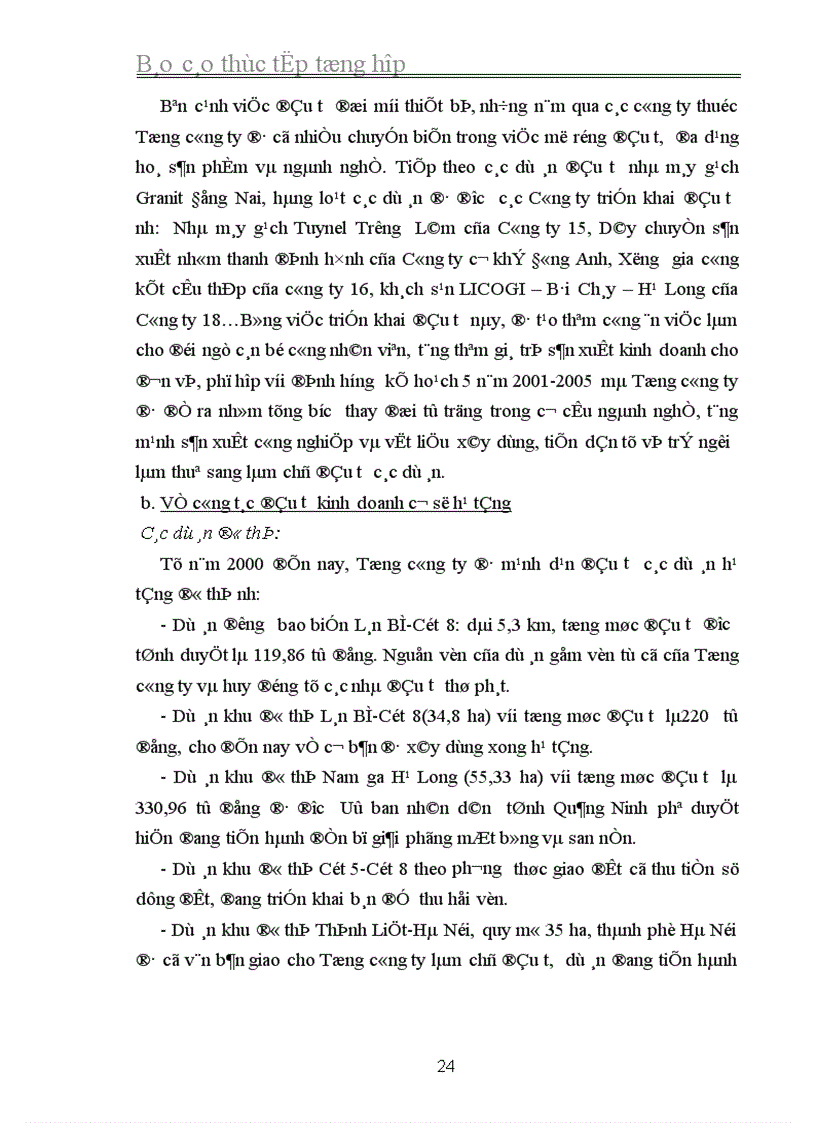 image for page Báo cáo thực tập tại Tổng công ty Xây dựng và Phát triển hạ tầng