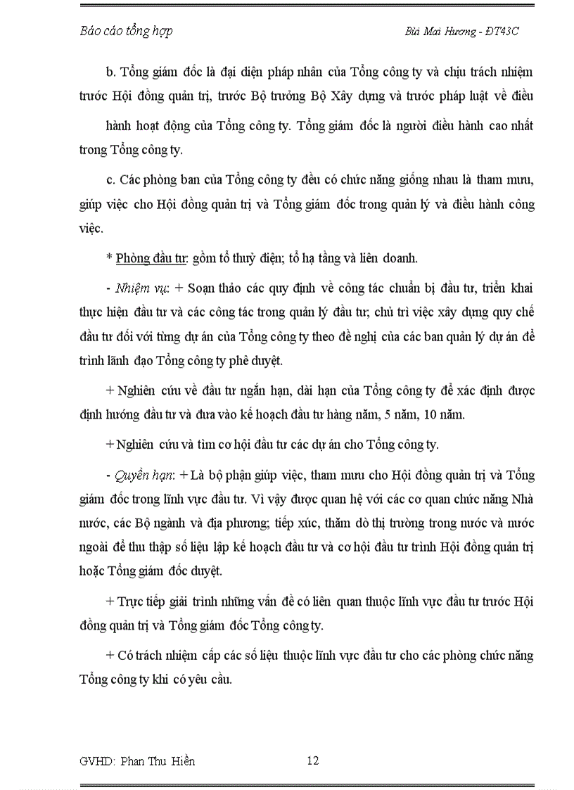 image for page Báo cáo thực tập về Tổng công ty Sông Đà