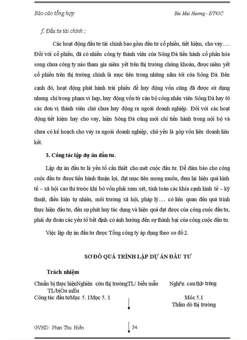 image for page Báo cáo thực tập về Tổng công ty Sông Đà