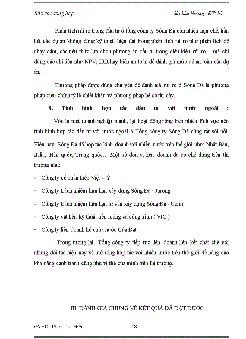 image for page Báo cáo thực tập về Tổng công ty Sông Đà