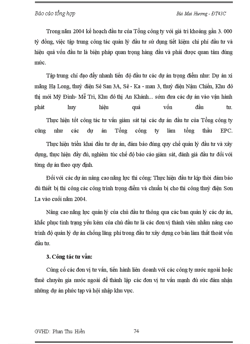 image for page Báo cáo thực tập về Tổng công ty Sông Đà