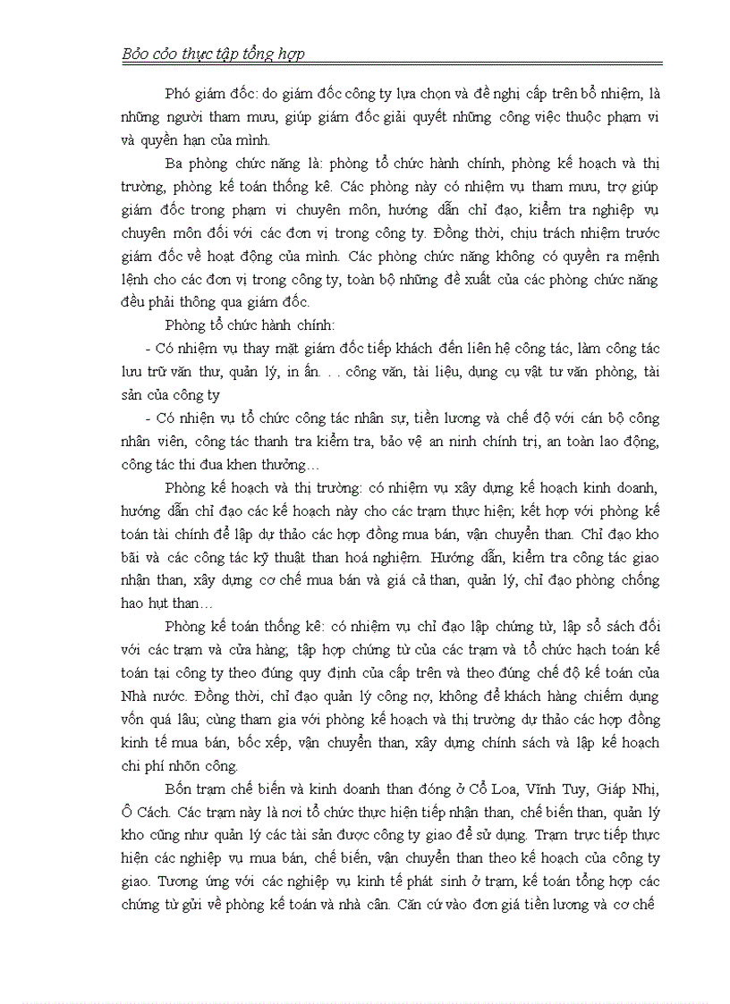 image for page Công ty chế biến và kinh doanh than hà nội