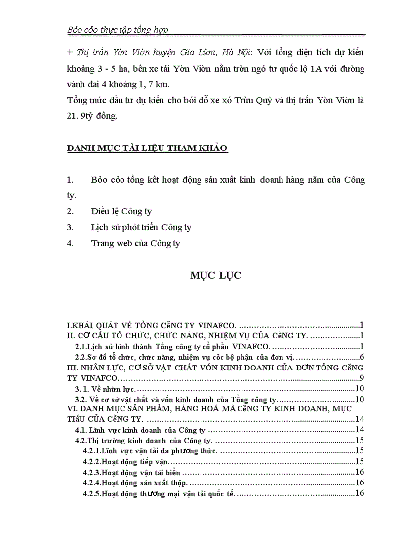 image for page Tổng Công ty cổ phần VINAFCO