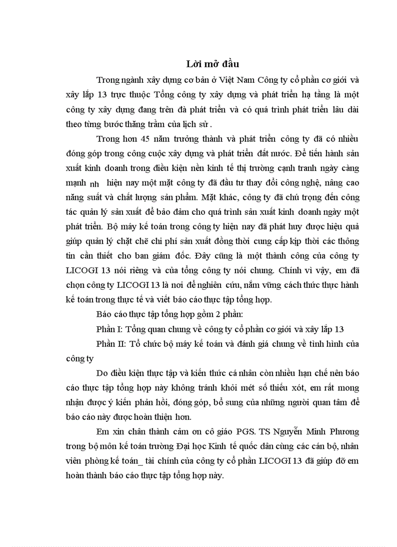 image for page Công ty cổ phần cơ giới và xây lắp LICOGI 13