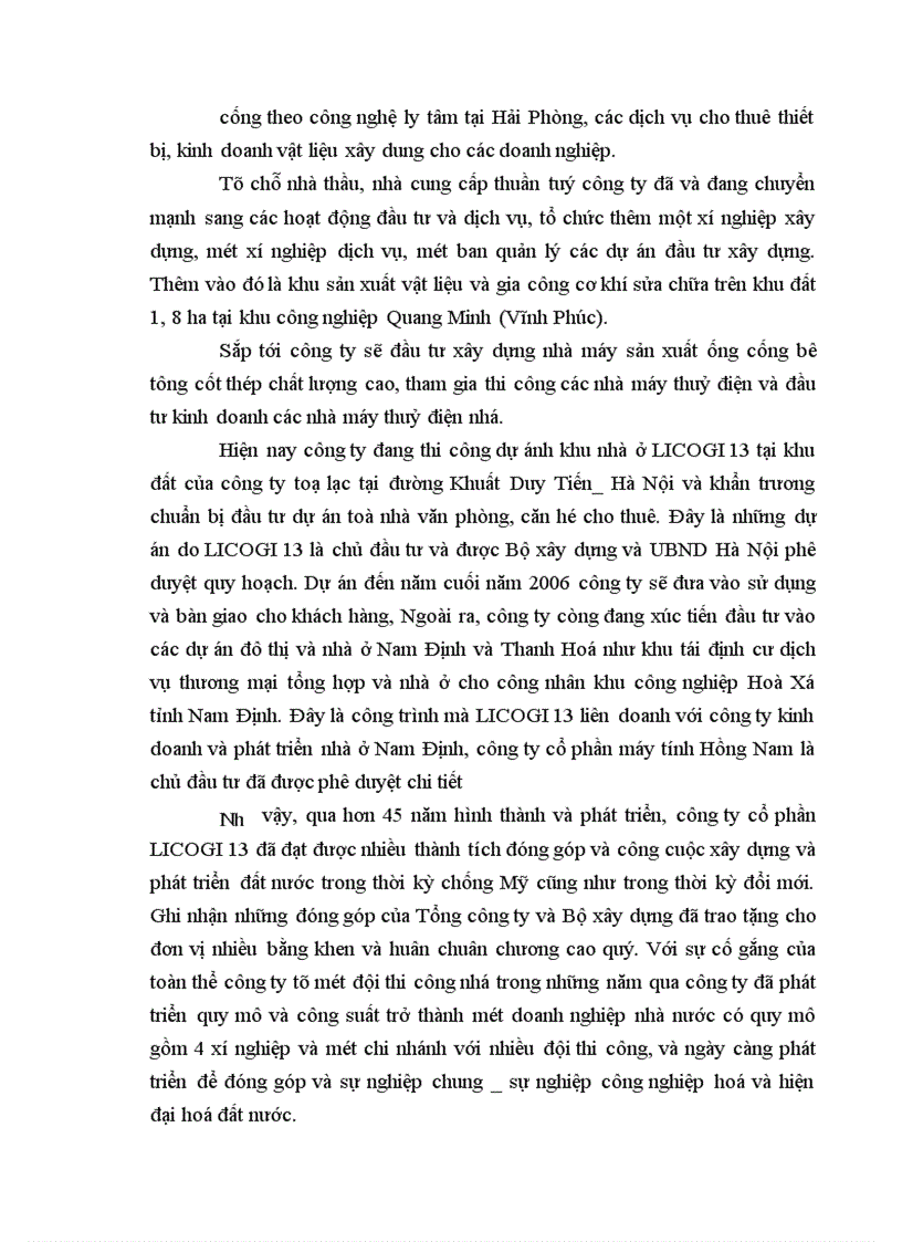 image for page Công ty cổ phần cơ giới và xây lắp LICOGI 13